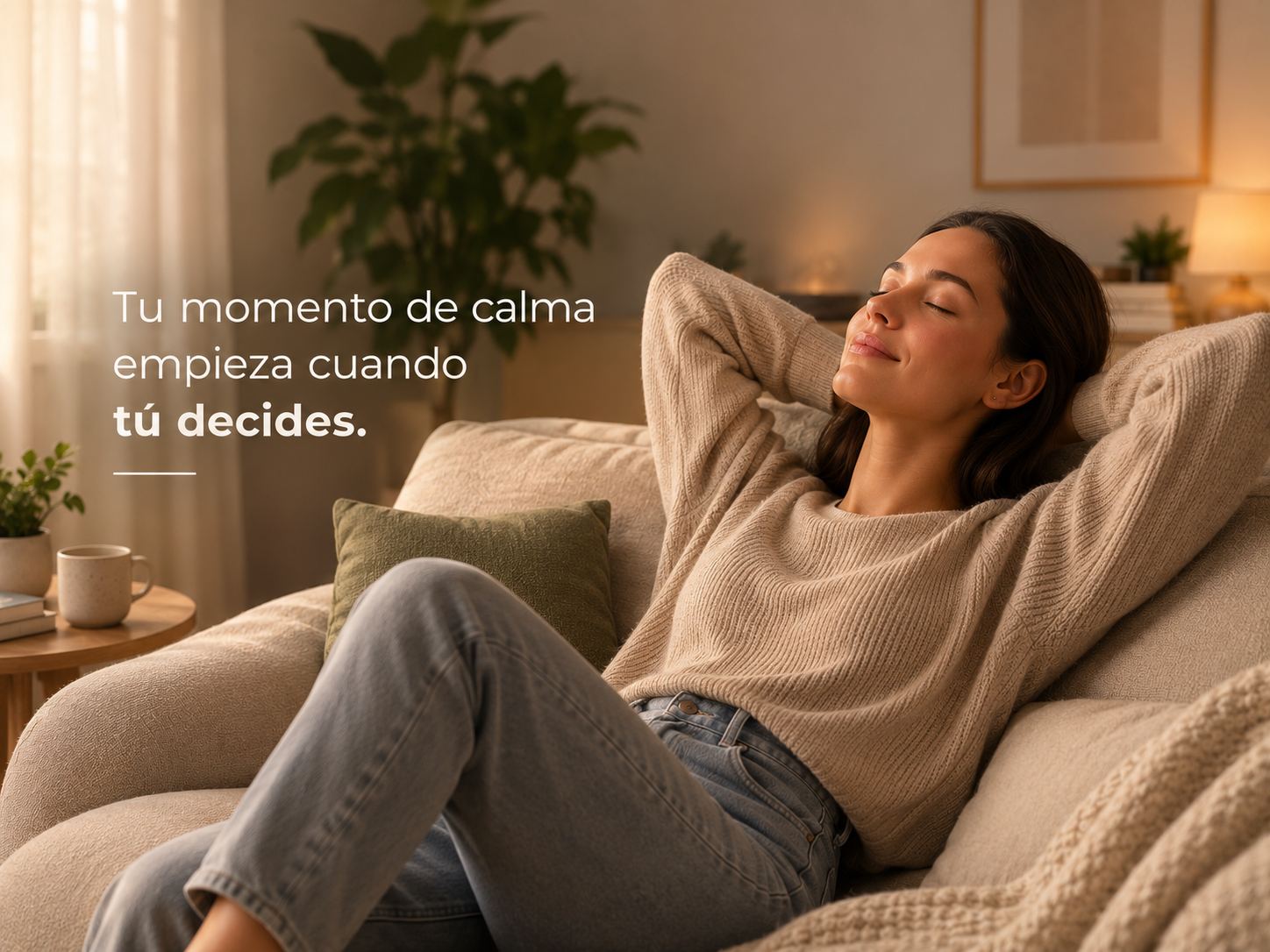Tu momento de calma empieza cuando tú decides.